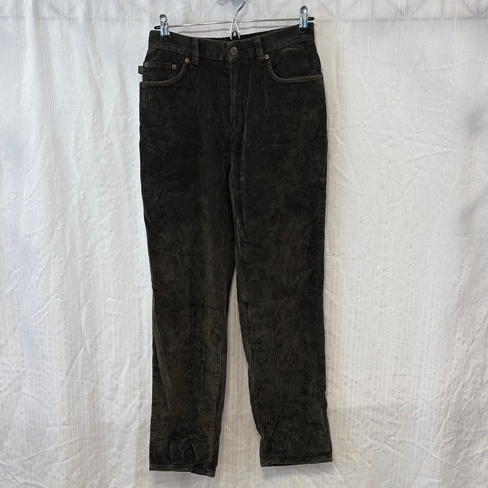 Lauren Ralph Lauren Green Corduroy Pants